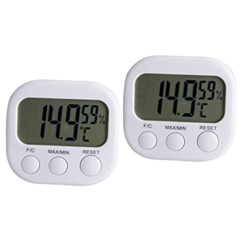 POPETPOP 2st Digitales -Hygrometer Muss Haben Haushaltsgeräte Küchen-Must-Haves 2022 Digitales Reptil Lehrer Müssen Haben Neues Zuhause Weiß Einfach Elektronisches Bauteil Aquarium POPETPOP 2st Digitales -Hygrometer Muss Haben Haushaltsgeräte Küchen-Must-Haves 2022 Digitales Reptil Lehrer Müssen Haben Neues Zuhause Weiß Einfach Elektronisches Bauteil Aquarium von POPETPOP