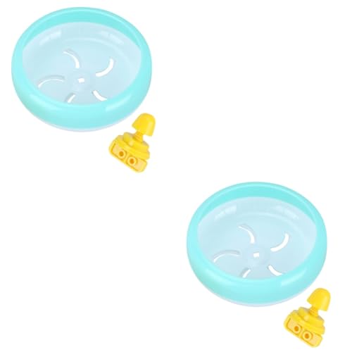 POPETPOP 2st Hamster Silent Roller Whee-lo-Spielzeug Übungsrad Laufräder Für Hamster Igelrad Hamster Läuft Auf Rad Hamsterkäfig Laufrad Hamsterlaufrad Plastik Kleines Haustier Spielzeuge von POPETPOP