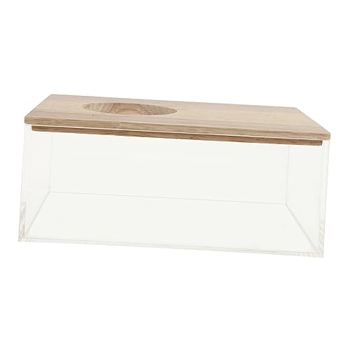 POPETPOP 2st Hamster Toilette Reptiliensand Aquariensand Zubehör Für Meerschweinchen Rennmauskäfig Dekorationen Für Aquarien Hamster-Accessoire Dekoratives Sandbad Hölzern Groß Urin Sand von POPETPOP