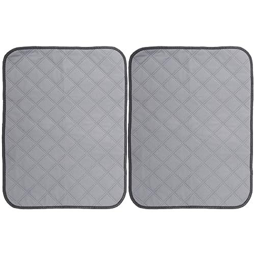 POPETPOP 2st Hunde-wickel Polster Käfig Hunde-PIPI-pad Hasen-PIPI-Pads Welpentrainingsunterlagen Waschbar Hamstertunnel Hundehütte Waschbare Pinkelpads Für Hunde Zaun Träger Polyester Grey von POPETPOP