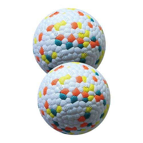 POPETPOP 2st Hundespielzeugball Hundekauen Hundespielzeug Unverwüstlich Hund Zahnen Kauspielzeug Für Hunde Spielzeugmedium Spielzeugkorb Für Hunde Hunde-leckerli Großer Hund Haustier E-TPU von POPETPOP