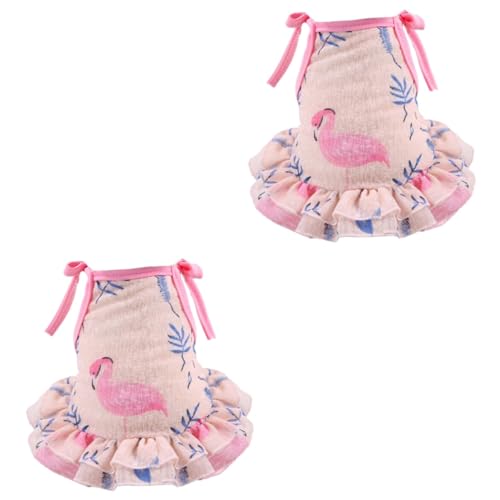 POPETPOP 2st Süßes Hundeoutfit Kätzchen-Kleidung Hundebekleidung Hawaiianisches Kostüm Sommerkleid Katzenrock Für Katzen Hundekostüme Katzenkostüme Bankett Weste Liefert Haustier von POPETPOP