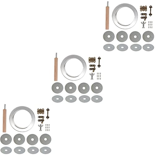 POPETPOP Vogelbarschständer 3 Sätze Anti-Install-Vogel-Turteltauben Sittich Papageien Nistkäfig Gehäuse Paarung Praktisches Vogelknopfhorn Papagei Anti-Biss-Kit Für Stehende Käfig von POPETPOP