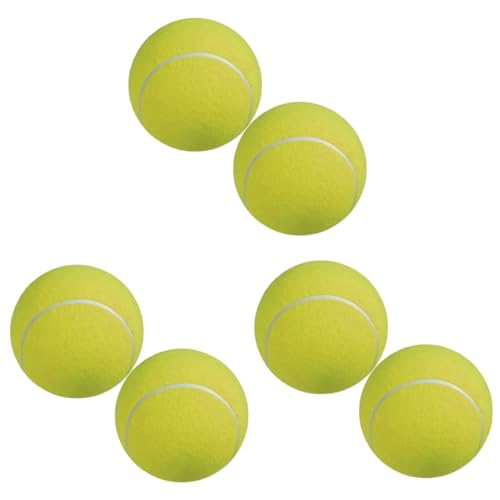 POPETPOP 3 Sätze Tennis Toys Elastischer Guertel Tenissbal Tennisballs Spielsachen Spielwaren Gummiball Hundewerfer Riesiger Tennisball 24cm Tennisball Green 2 Stück * 3 von POPETPOP