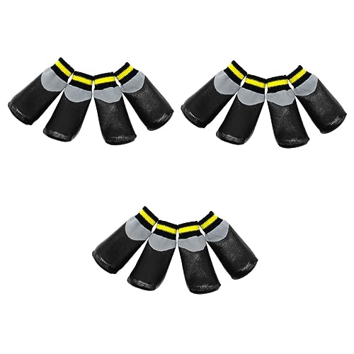 POPETPOP 3 Sets Hundeschuhe Regensocken Schneesocken Booties Socken Für Welpen Größe 3 von POPETPOP