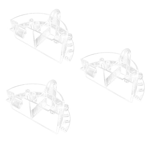 POPETPOP 3 Stück 3 Filterbox Für Aquarien Kleiner Schwammfilter Zubehör Für Aquarienfilter Unter Kies Mehrschichtiger Eckfilter Filtro para Pecera Plastik Meeresschildkröte Einrichtung von POPETPOP