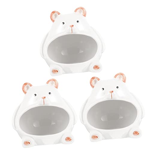 POPETPOP 3 Stück Hamster-Keramik-Nest Hamsterhaus Für Meerschweinchen Tierdekoration Sand Hamster Cooles Bett Hamster-Versteck Versteck Mini- Höhle Hamster-Spielzeug Igel von POPETPOP