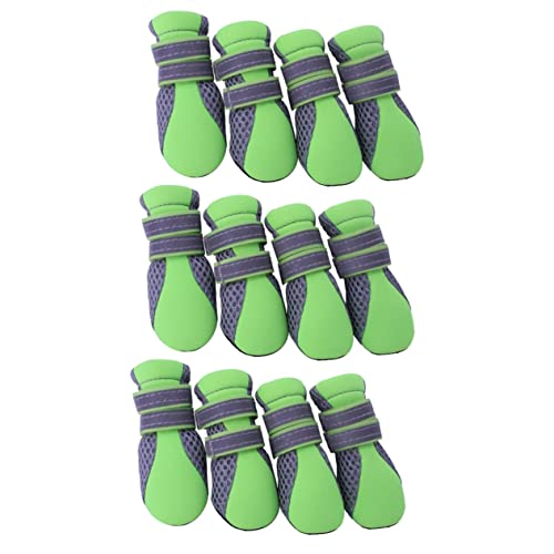 POPETPOP Antirutschsocken Hund 3st Schuhe Für Hunde ACH Schuhe Hundeschuhe Stiefel Für Hunde Haustierschuhe Hundestiefel Kleiner Hund Wanderschuhe von POPETPOP