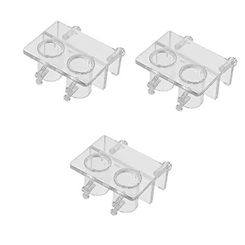 POPETPOP Standheizung 3-Teilige Wasserklemme Airline-Schlitze Für Transparente Rack-Clips Verstellbare Halterung Montageschläuche Weiche Befestigung Tankzubehör Aquarienschlauch Pumpe von POPETPOP