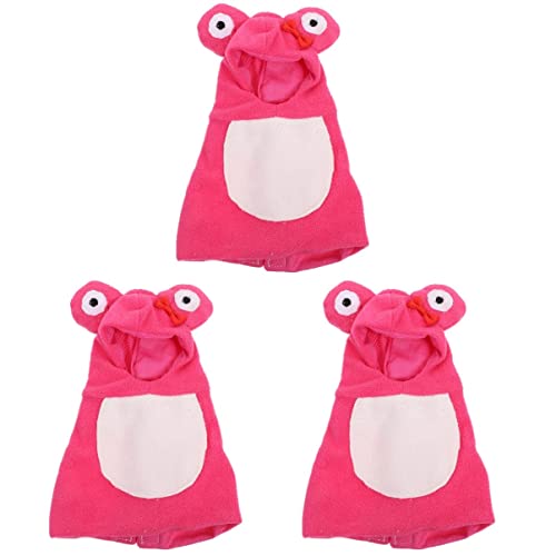 POPETPOP 3 STK Papageienkleidung Winterkleidung Für Haustiere Kostüme Für Vögel Papagei Windel Kleidung Für Haustierpapageien Papageien-Outfits Kleines Tierkostüm Der Vogel Baumwolle Flug von POPETPOP