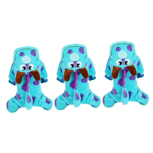 POPETPOP 3 Teiliges Haustier Transformationskostüm Halloween Party Hundekostüm Trendiger Kapuzenpullover Party Hundekleidung Haustier Winterbekleidung Bequeme Kapuzenpullover Kleine von POPETPOP