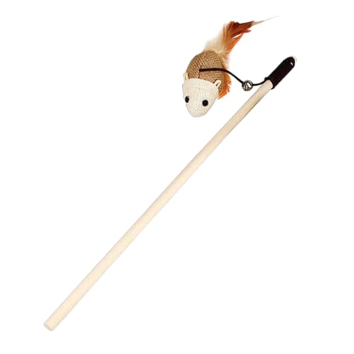 POPETPOP 3stück Katzenspielzeug Interaktiver Katzenangel Mit Mäusen Sicheres Kauspielzeug Aus Holz Fördert Spiel Und Vertrauen Zwischen Katze Und Besitzer Für Katzen Und Kätzchen POPETPOP 3stück Katzenspielzeug Interaktiver Katzenangel Mit Mäusen Sicheres Kauspielzeug Aus Holz Fördert Spiel Und Vertrauen Zwischen Katze Und Besitzer Für Katzen Und Kätzchen von POPETPOP