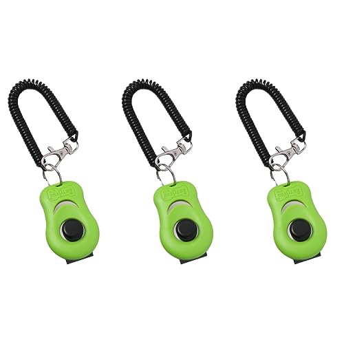 POPETPOP 3 STK Tiertrainingsklicker Hundetrainingsgeräte Hundetraining Und Verhaltenshilfen Welpen Essentials Hundeklicker Für Das Training Clicker Für Hundetraining Der Hund Haustier von POPETPOP