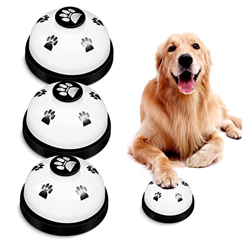 POPETPOP 3St Hundetrainingsglocke Hunde-PIPI-Pads Kuhglocke Hund Knöpfe sprechen Hundezaun Hundeklicker hundepfeifen hundetrainingsgeräte Servicerufklingel Kundenklingel Thekenglocke Eisen von POPETPOP