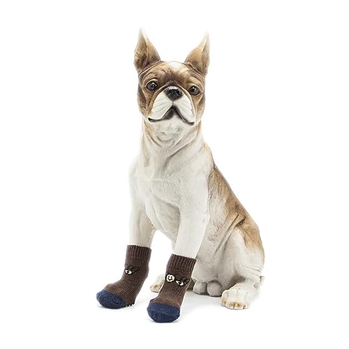 POPETPOP 4 Stück Baumwollsocken für Haustiere Hundepfotenschutz für Haustiere Haustier Socke Pfotenbalsam für Hunde Hundefußpolster hundesocken pet Supplies katzensocken cat Socks von POPETPOP