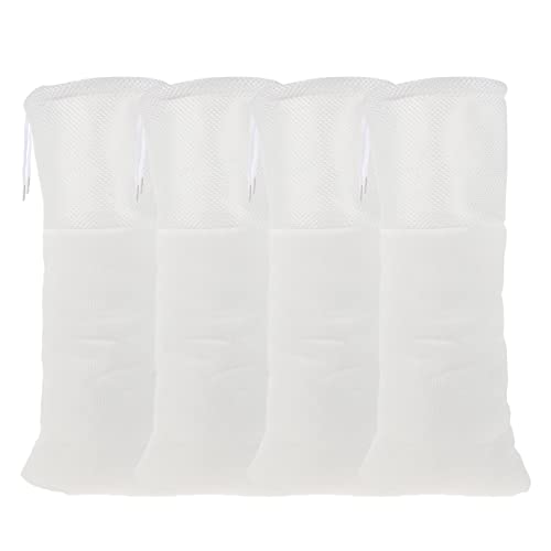 POPETPOP 4 Stück Filterbeutel Für Aquarien Sieb Besonderheit Tank Aquarienfilter Schwimmbad Luft Teich Trichter Netz Stecker Fisch Schwamm Bausatz Aquarium Schwämme Baumwolle Weiß Polyester POPETPOP 4 Stück Filterbeutel Für Aquarien Sieb Besonderheit Tank Aquarienfilter Schwimmbad Luft Teich Trichter Netz Stecker Fisch Schwamm Bausatz Aquarium Schwämme Baumwolle Weiß Polyester von POPETPOP