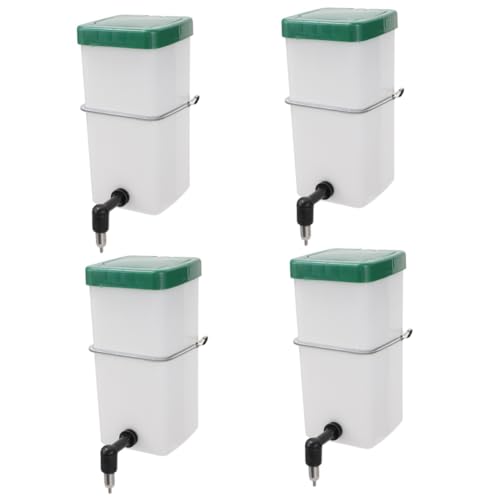 POPETPOP 4 Stück Hängender Trinkbrunnen Kaninchen-wasserbrunnen Kein Tropfwasserspender Für Hunde Wasserspender Für Kaninchen Wasserspender Für Hamster Hasenbrunnen Tropfendes Wasser PVC von POPETPOP