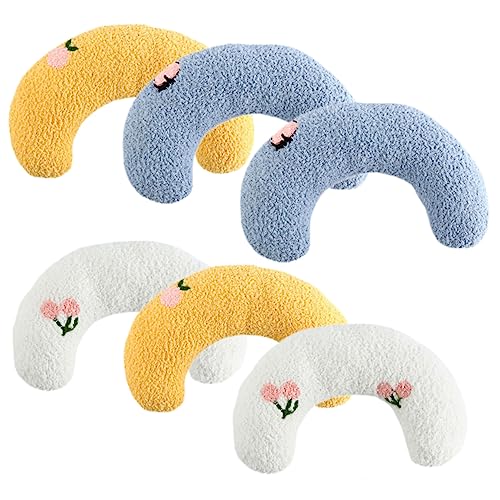 POPETPOP 6st Katzen Kissen Kleines Hundespielzeug Katzen-Donut-Bett Kleines Kissen Für Kätzchen Hundekissen Für Mittelgroße Hunde Welpenkissen Katzenkrapfen Der Hund Füllung Polyester von POPETPOP