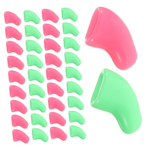 POPETPOP 40 Stück Nagelset Für Haustiere Klaue Balsam Katzennagelabdeckungen Trimmer Schermaschinen Pfote Unterlage Polieren Schleifer Züchten Kratzen Gewebte Krallen Für Katzen Kieselgel von POPETPOP