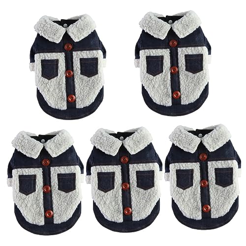 POPETPOP 5st Kleidung Für Haustiere Warmes Haustierkostüm Kleine Hundejacke Haustier Wintermantel Hundekostüm Kleidung Hundekleidung Stylische Hundejacke Haustierzubehör Cosplay Polyester von POPETPOP