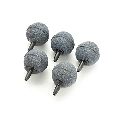 POPETPOP 6 STK Airstones für Aquarium Luft oller Diffusor Strae-Blasenfisch Aquariumzubehör Röhren sauerstoffstein für teich Aquarium Zubehör Blasendiffusor Ausströmer für Aquarien Grey von POPETPOP