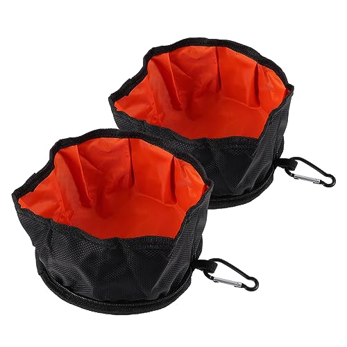 POPETPOP 6 STK Wasserspender Für Hunde Hundefutter Wanderzubehör Für Haustiere Futternapf Wassernapf Hundenapf Outdoor-wanderschüssel Hund Wasserflasche Lebensmittel Hündchen Reisen von POPETPOP