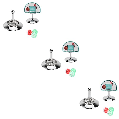 POPETPOP 6 Sätze Papagei Spielzeugset Spielzeug Zum Aufspüren Von Vögeln Lovebird-Spielzeug Leckerli-Spielzeug Für Papageien Vogel Trick Tischspielzeug Kauspielzeug Puzzle Plastik Farbring von POPETPOP