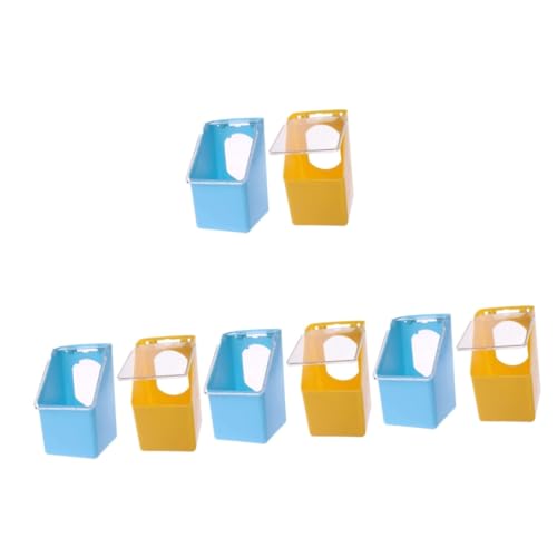 POPETPOP 8 STK Tauben-Hängebox Vogelfutterspender Getränkehalterablage Wo Vogel Fütterer Lebensmittelbehälter zum Aufhängen Wasser-Nahrungsbecken Hängend Zubehör Anhänger von POPETPOP