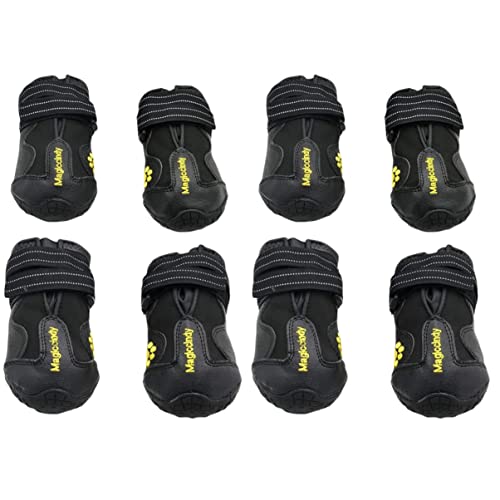 POPETPOP 8 STK Haustierschuhe Schneestiefel Für Haustiere Hundeschuhe Schwarze Hundestiefel Schwarzer Stiefel Winterschuhe Für Hunde Stiefel Für Haustierhunde Hundepfote Hündchen von POPETPOP