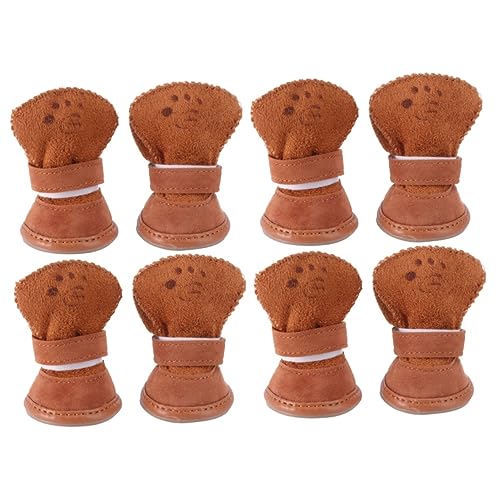 POPETPOP 8 STK rutschfeste Socke Socken Für Hunde Sockenstiefel Hundekegelpfote Für Hunde Chihuahua-Hausschuhe Stiefel Für Hund Hundepfote XXS Hundestiefel Hundeschuhe Der Hund Katzenpfote von POPETPOP