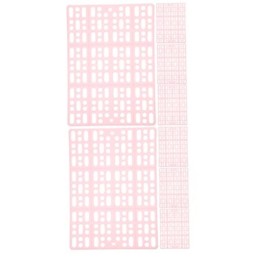 POPETPOP 8 Stück Pad Wasserratte Für Kleine Pads Anti-Rutsch-Dusche Leck Kaninchen Anti-Rutsch-Haustier Chinchilla Rosa Drainage-Matte Heimwerker-Versorgungskäfig Ruhen von POPETPOP