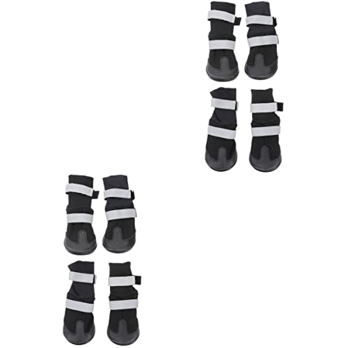 POPETPOP 8 STK Winterschuhe Für Hunde Hunderegenstiefel Für Kleine Hunde Hundeschuhe Für Schnee Schneeschuhe Für Hunde Welpenschuhe Für Kleine Hunde Chihuahua-Schuhe Katzenpfote Mittel von POPETPOP