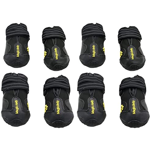 POPETPOP 8 STK Hund Warme Stiefel Winterschuhe Für Hunde Hundestiefel Für Den Winter Hundeschuhe Für Schnee Anti-hundeschuhe Schwarze Hundestiefel Sommerstiefel Hundepfote Haustier von POPETPOP