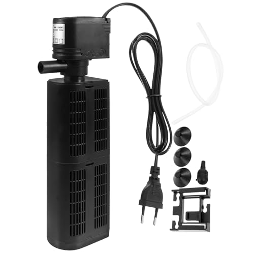 POPETPOP Aquarium Internal Filter Multi-Functional Water Filter Fish Tank Submersible Power Filter EU Plug von POPETPOP