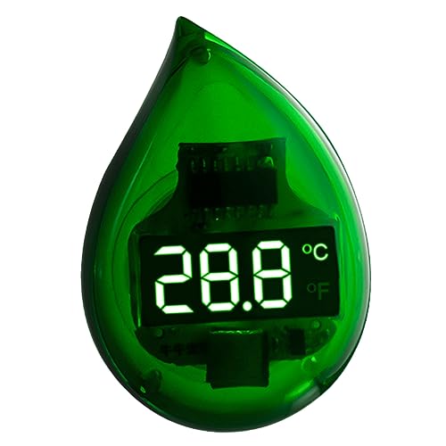 POPETPOP Aquarium-Thermometer Hygrometer-Thermometer Glasthermometer Werkzeug Temperatur Messgerät Innentemperaturanzeige Aquarienwassertemperaturmesser Temperaturmessgerät Tier Zubehör Abs von POPETPOP