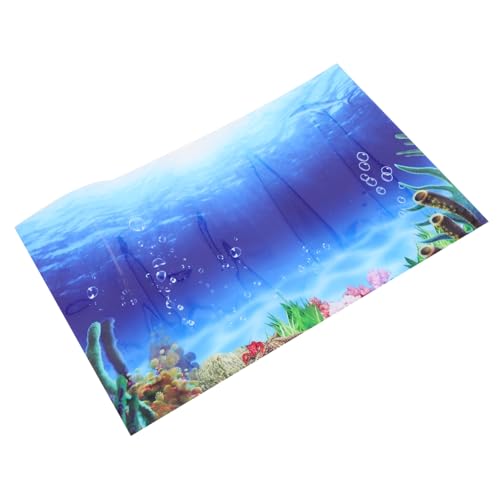 POPETPOP Aquarium-hintergrundaufkleber Nagelaufkleber Aufkleber Für Fischbecken Aquariumdekoration Kleiner Aquariumhintergrund Aquarium Hintergrund Aufkleber Aquarium-dekor PVC von POPETPOP