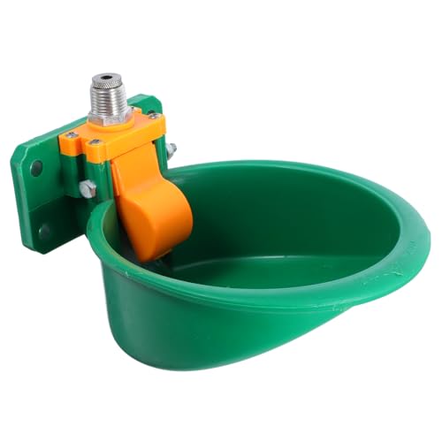 POPETPOP Automatische Trinkschale Wassertrog Automatische Tiertränke Wasserschale Aus Kunststoff Tränke Für Tiere Trinkschalen Für Schafe Wasserspender Für Hundebox Schaftrog Green Kupfer von POPETPOP