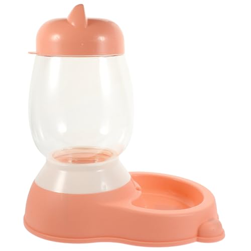 POPETPOP Automatischer Trinkbrunnen futterkörbe pet Feeder Pink pet Food Dispenser Aquarium Futterspender wasserspender Haustiere Heimtierversorgung Futterautomat für Heimtiere pp Coffee von POPETPOP