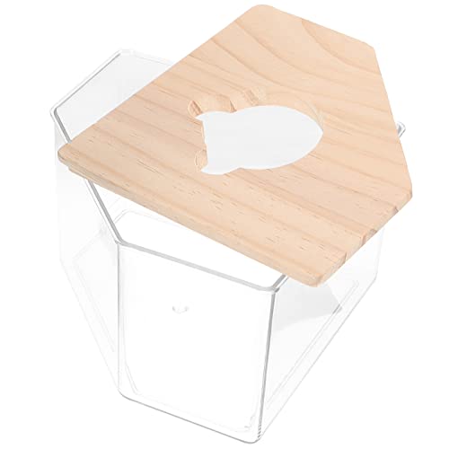 POPETPOP Badezimmer Für Hamster Hamster-badeschale Meerschweinchen Badewanne Badschale Für Hamster Hamster-Sand-badewanne Hamster Toilette Hamster Sandbadbox Badebox EIN Bad Nehmen Acryl von POPETPOP