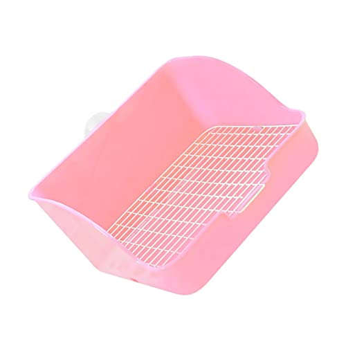 POPETPOP Box Reisetoilette Reisetöpfchen Plastiktiere Guinea Töpfchen Trainer Guinea Toilette Frettchen Katzentoilette Hasentraining Katzentoilette Anti-Fall Hasentöpfchen Hasentoilette von POPETPOP