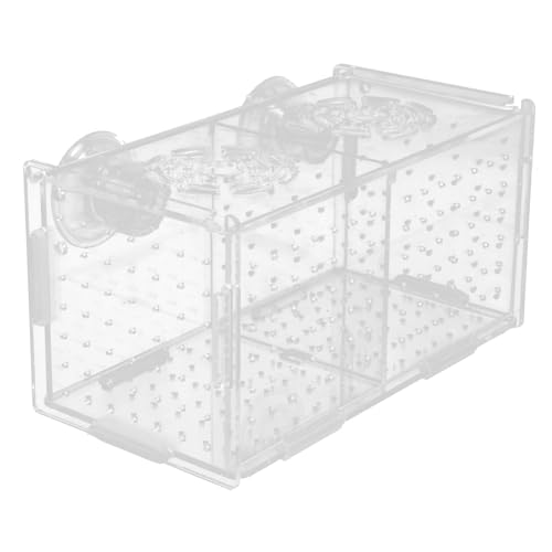 POPETPOP Brutkasten für Fische Trennwand für Aquarien großes Aquariennetz Inkubator Fisch-LED Tank Kanister Dekorpflanzen für Aquarien Käfig Aquarium Zuchtbox Halter für Aquarien Brutkästen von POPETPOP