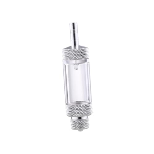 POPETPOP Diffusor mit einem Kopf Stecker Schalter Schwamm Wasser UV Filter aquaristik zubehör CO Aquarium Zubehör CO Diffusor Zubehör CO2-Blasenzähler dioxid messgerät Diffusorregler Silver von POPETPOP