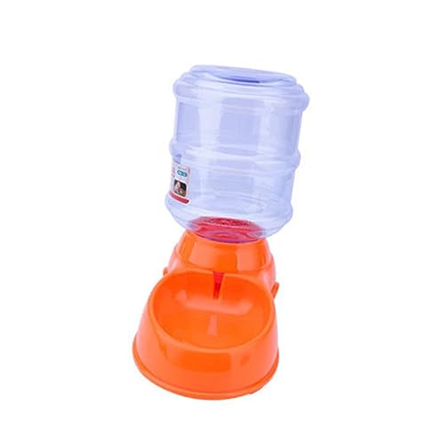 POPETPOP Futternapf Für Haustiere Hunde-PIPI-pad Hund Wassernapf Katzenspielzeug Futterautomat Für Haustiere Haustierwasser Trinkbrunnen Für Haustiere Hundefutter Springbrunnenpumpe Orange von POPETPOP