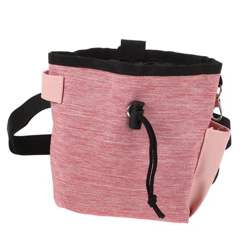 POPETPOP Gürteltasche Für Das Hundetraining Hundefutter-verpackungsbeutel Outdoor-snacktasche Für Hunde Leckerlibeutel Für Einkaufstüten Tragbar Oxford-Stoff Rosa Aufbewahrungstasche von POPETPOP