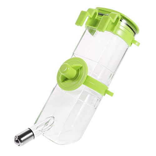 POPETPOP Hängende Haustier Wasserflasche Für Katzen Und Hunde Auslaufsichere 500ML Trinkflasche Ideal Für Käfige Und Reisen Praktischer Wasserspender Für Haustiere von POPETPOP