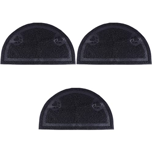 POPETPOP Halb- X - Kaninchen Fanghunde Mondpee Sauber Für Schwarz Rutschkreis Einstreu Hundedecke Futtertablett Zubehör Katzen Halbes Kätzchen Kissen/Teppich Keine Matte Matte Boden von POPETPOP