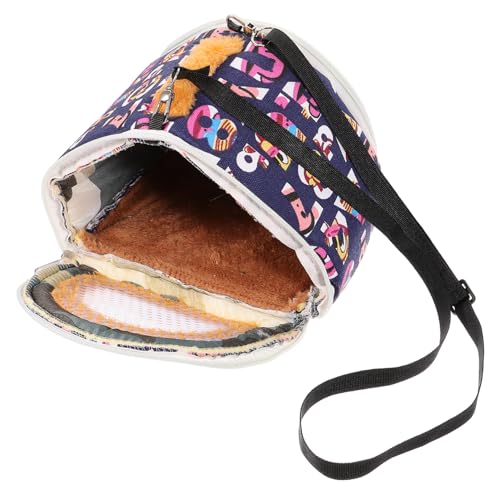 POPETPOP Hamster Aus Tasche Käfig Extra Kleiner Haustierträger Tragetasche Umhängetasche Meerschweinchen Tasche Reisetaschen Bausatz Kaninchenstall Hase Rucksackträger Auto Plüsch Segeltuch von POPETPOP