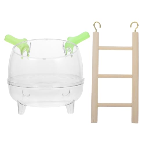 POPETPOP Hamster Badezimmer Toilette Hamster Sandhamster Luftdeo Essen Hamster Waschbecken Hamster Raumdeo Sandbadhamster Hamsterpflege-Set kleines Tierbad Hamsterbadebecken das Haustier von POPETPOP