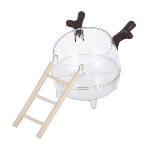 POPETPOP Hamster Badezimmer Toilette Haustier Badeeimer Hamster Badewanne Hamster Staubbad Hamster Körperreinigung Rattenkäfig Zubehör Hamsterversteck Hamsterkäfig Zubehör von POPETPOP