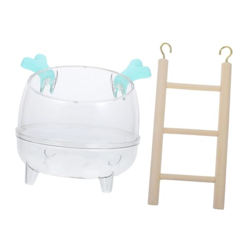 POPETPOP Hamster Badezimmer Toilette Wasserbeckenhamster Für Haustiere. Chinchilla-Hamster Deobeutel Deo Zubehör Hamster Cartoon- Spa-Hamster Luftdeo Hölzern von POPETPOP